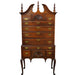 Antique Early 18th Century Massachusetts Walnut Bonnet Top Highboy | Work of Man