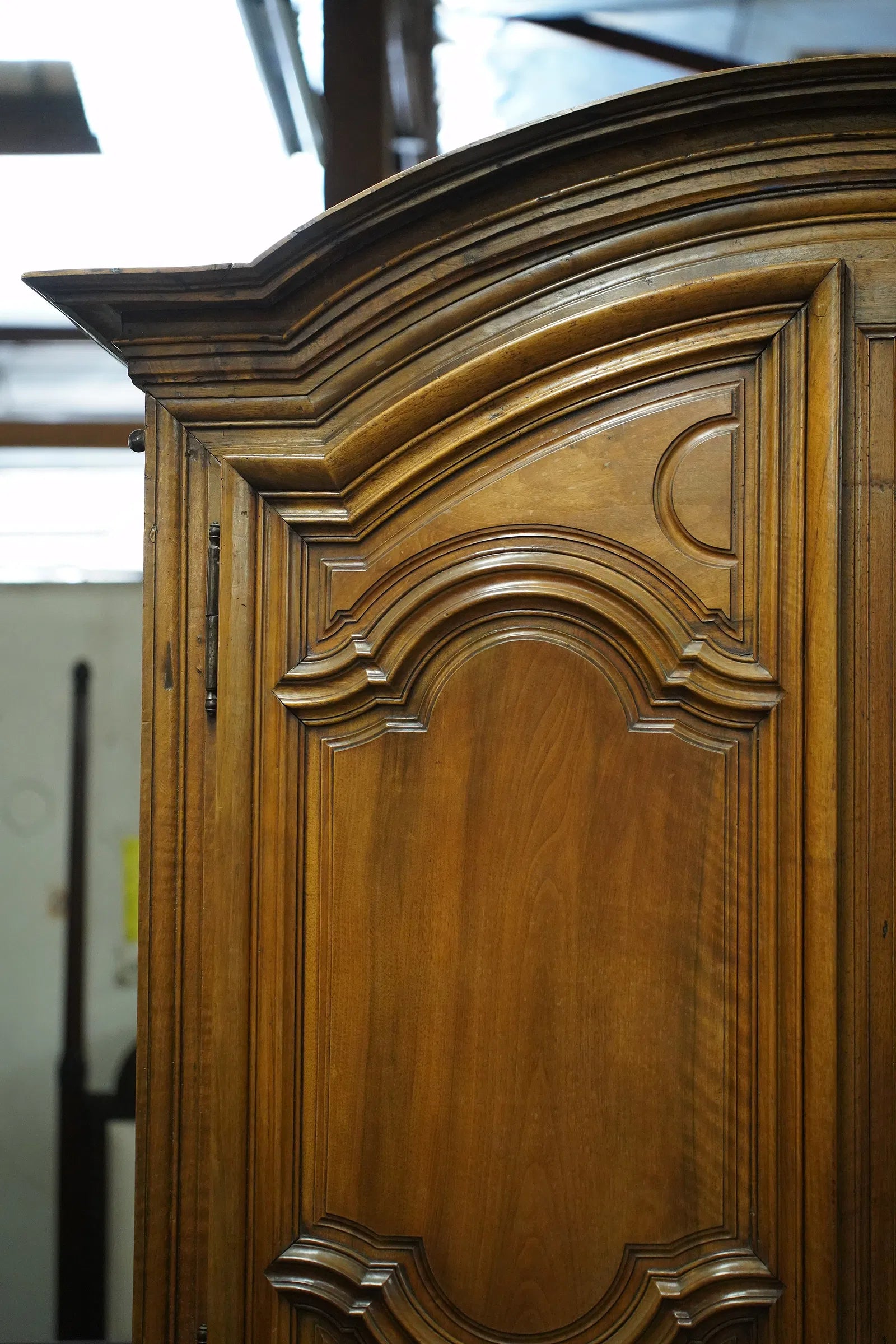AF3-057: Antique 18th Century French Provincial Walnut Armoire