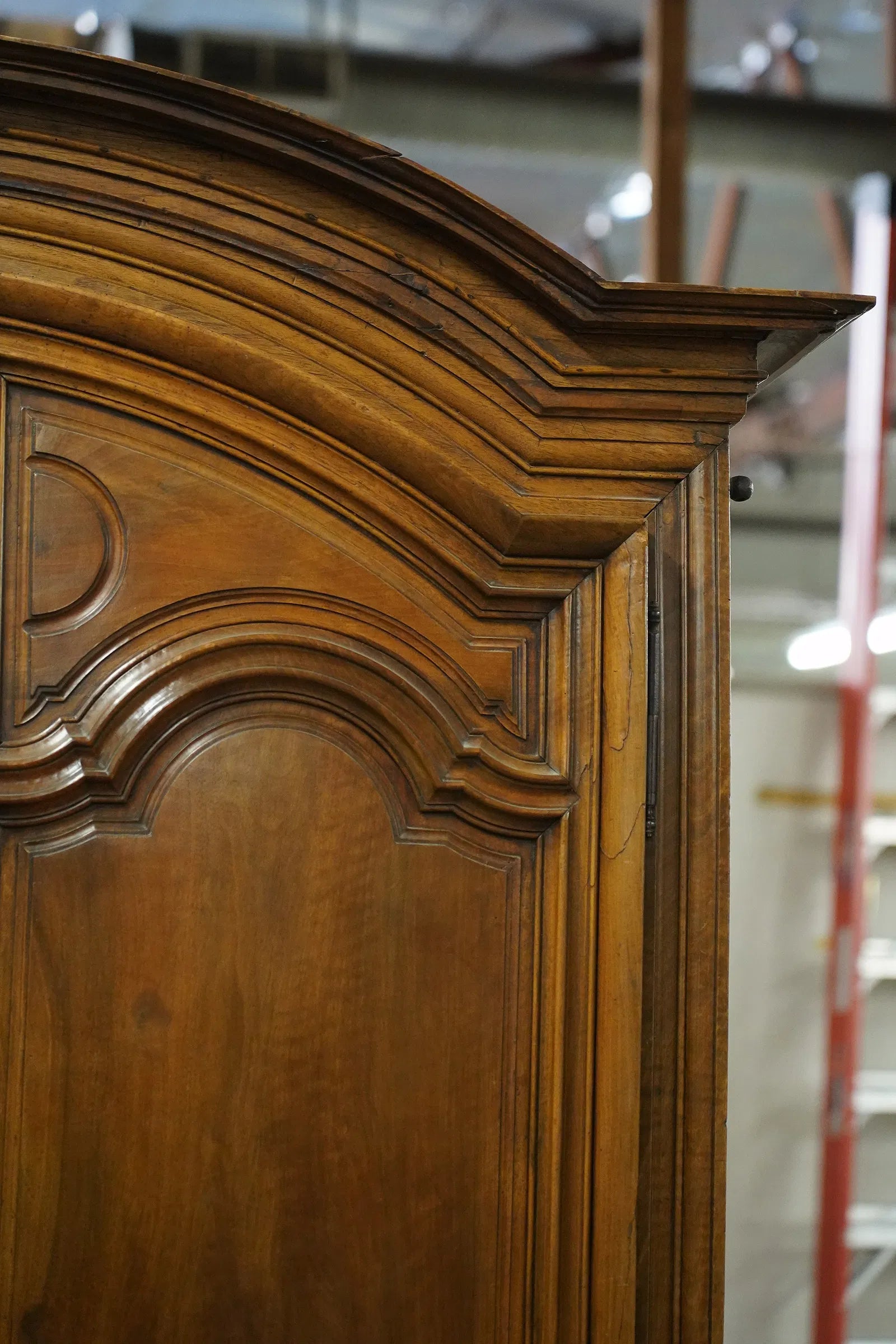 AF3-057: Antique 18th Century French Provincial Walnut Armoire