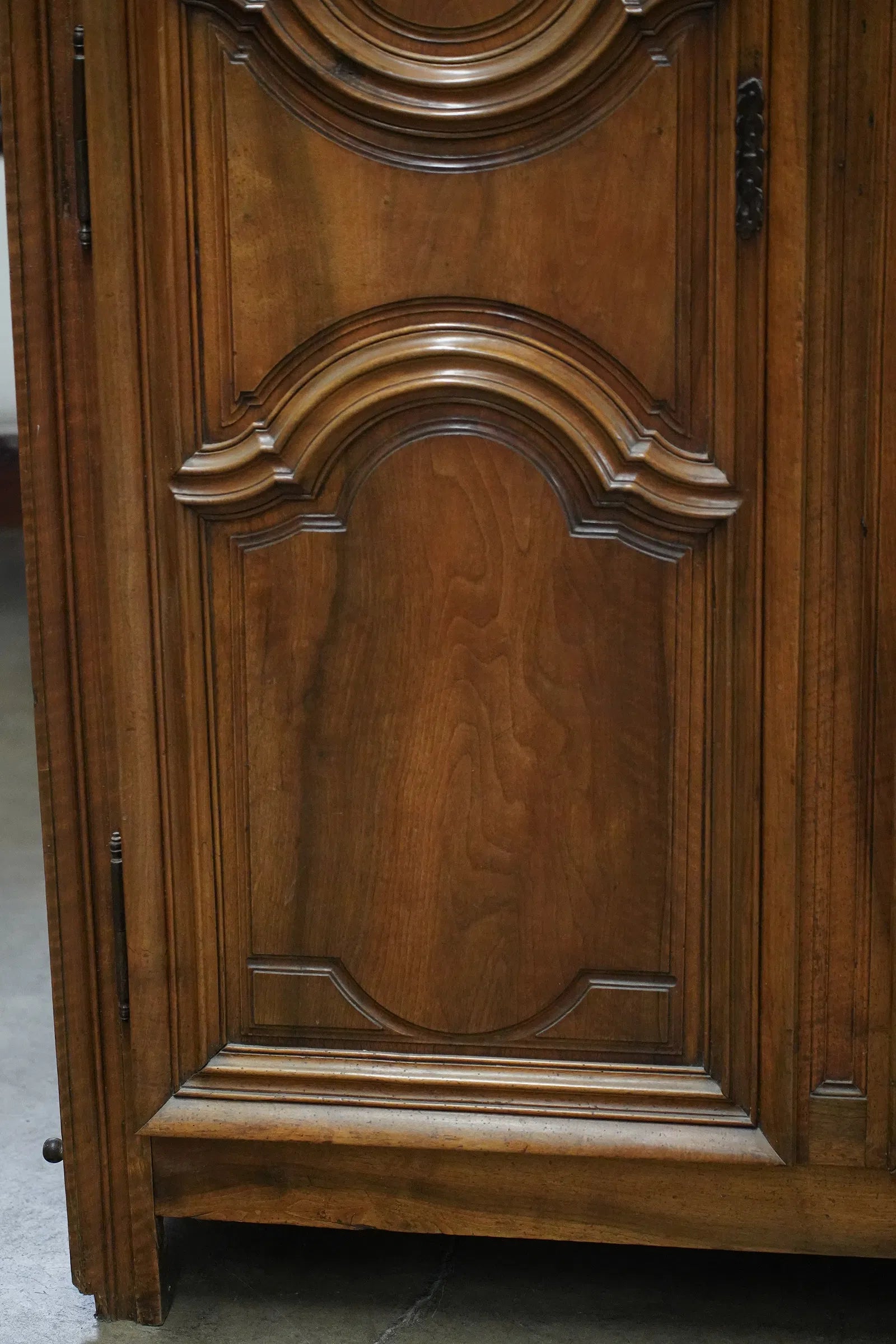 AF3-057: Antique 18th Century French Provincial Walnut Armoire