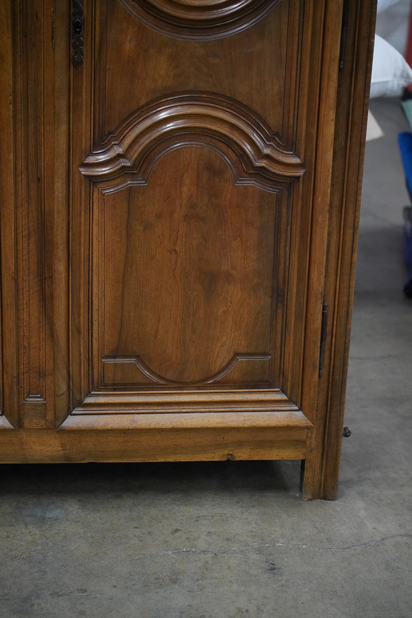 AF3-057: Antique 18th Century French Provincial Walnut Armoire