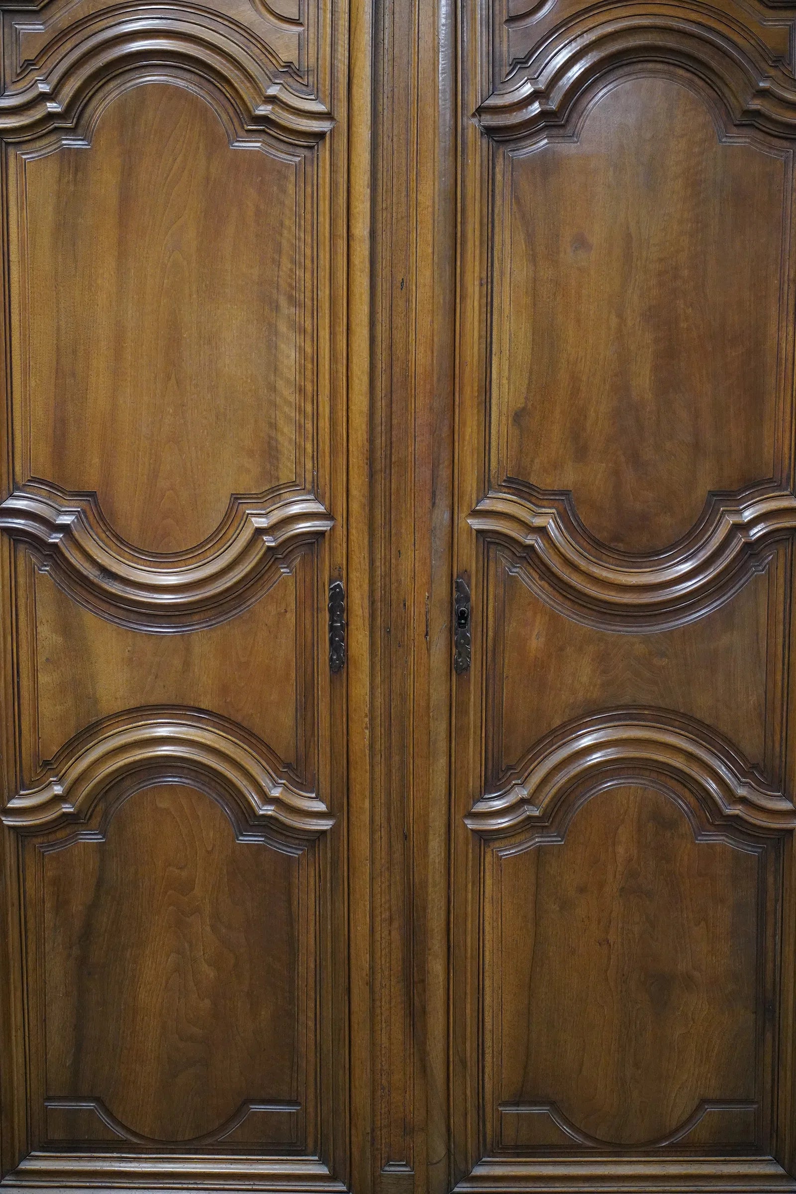 AF3-057: Antique 18th Century French Provincial Walnut Armoire