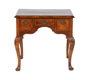 AF4-130: Antique English Queen Anne Walnut Lowboy Mid 18th Century