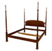 Vintage Reid Classics Furniture Mahogany Four Poster King Bed | Work of Man