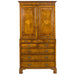  Antique Early 19th Century Georgian Burl Elm Linen Press | Work of Man
