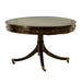 Antique Georgian Mahogany Leather Top Rent Drum Table Early 19th Century | Work of Man
