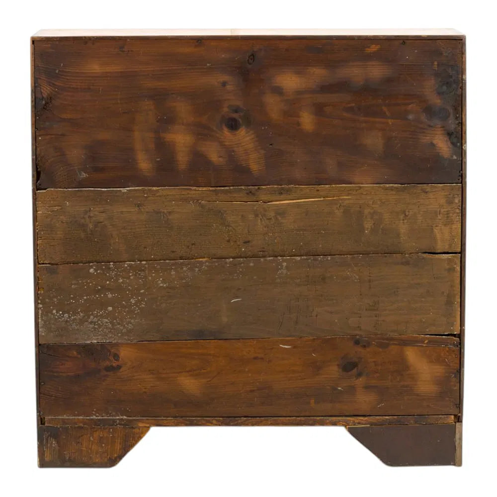 AF5-061:  Antique American Federal Fruitwood Slant Front Secretary Desk Late 18th Century