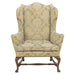 Antique Georgian Style Upholstered Wing Back Chair Early 19th Century | Work of Man