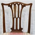 AF2-114: Antique Assembled Set of 5 Early 19th Century English Chippendale Style Side Chairs