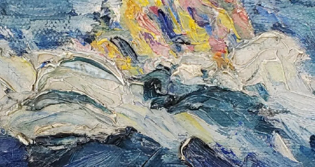 AW578 - Birger Sandzen, In The Style Of - Island Seascape - Early 20th C - Oil on Canvas