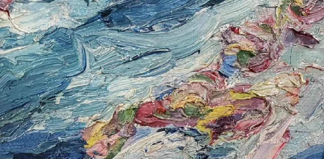 AW578 - Birger Sandzen, In The Style Of - Island Seascape - Early 20th C - Oil on Canvas