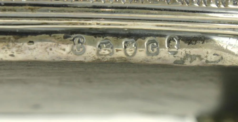 DA2-020: George III Sterling Silver Cruet Set, John Emes, London, Circa 1802