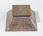 Antique Heintz Art Nouveau Sterling Over Copper Inkwell | Work of Man