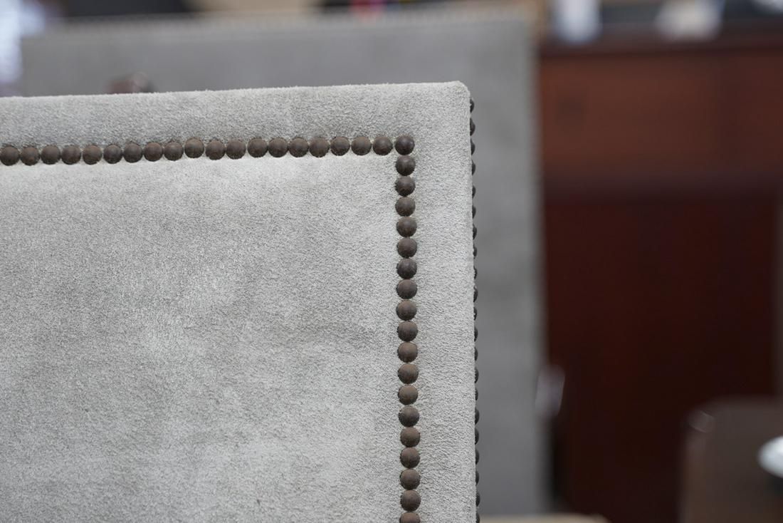 AF2-126: Vintage Pair of Late 20th Century Louis XIV Style Walnut Upholstered Armchairs