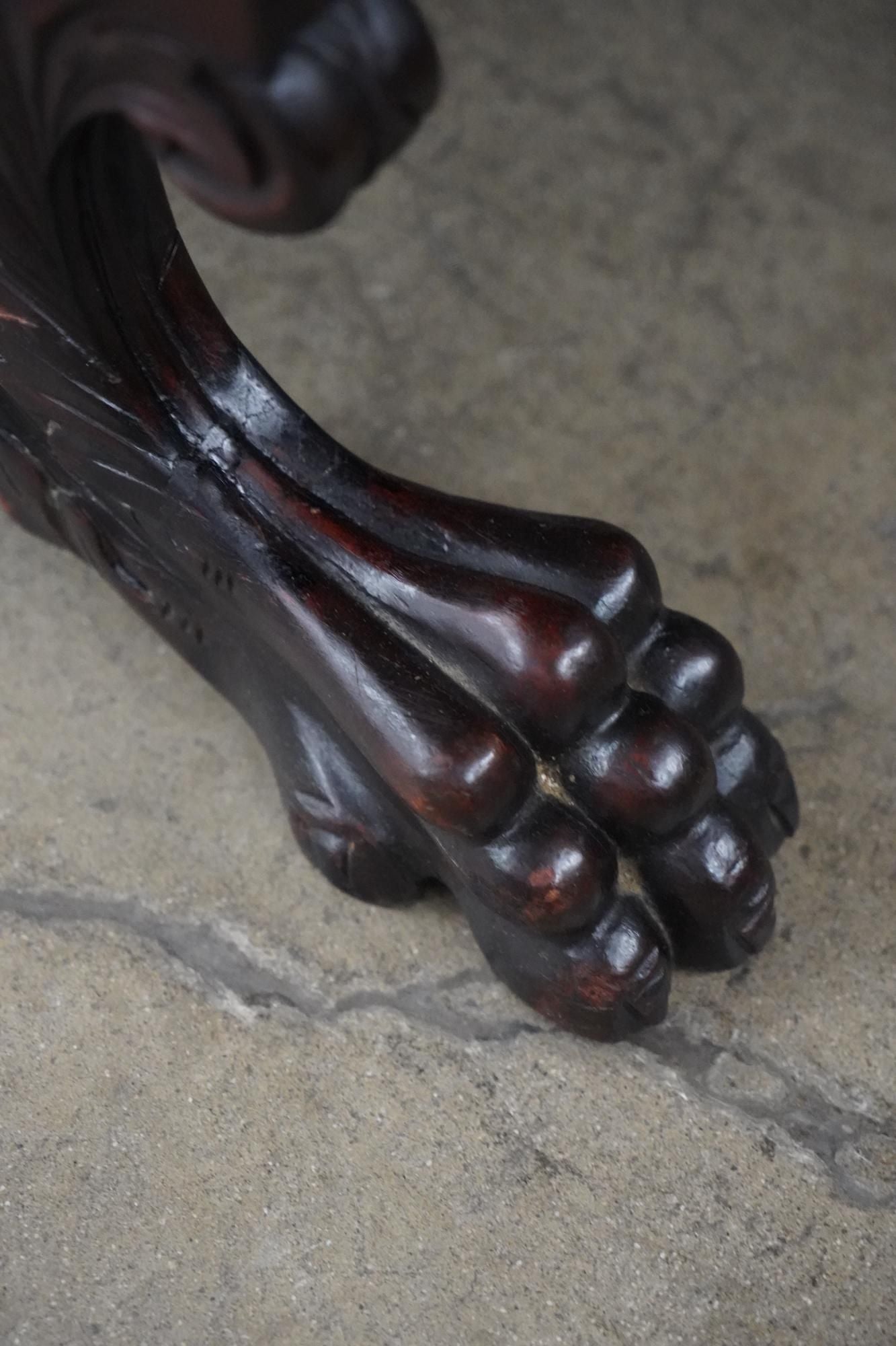 AF2-100: Antique Circa 1810 - 1830 American Empire Cornucopia Mahogany Upholstered Sofa