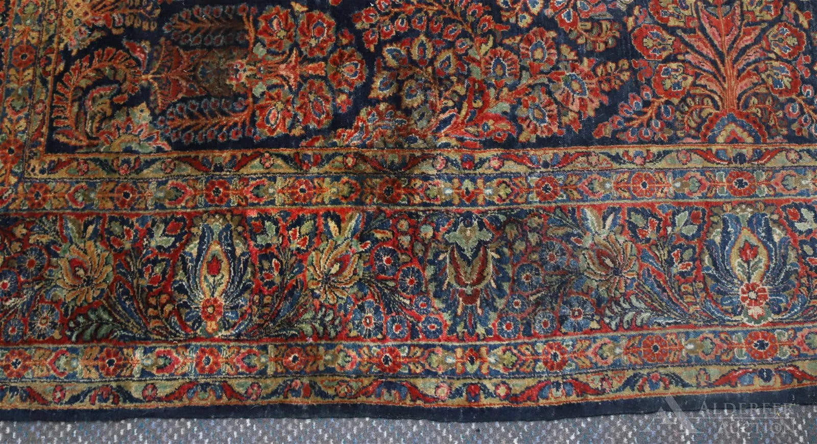 OR6-007: Early 20th Century Persian Sarouk room Size Rug