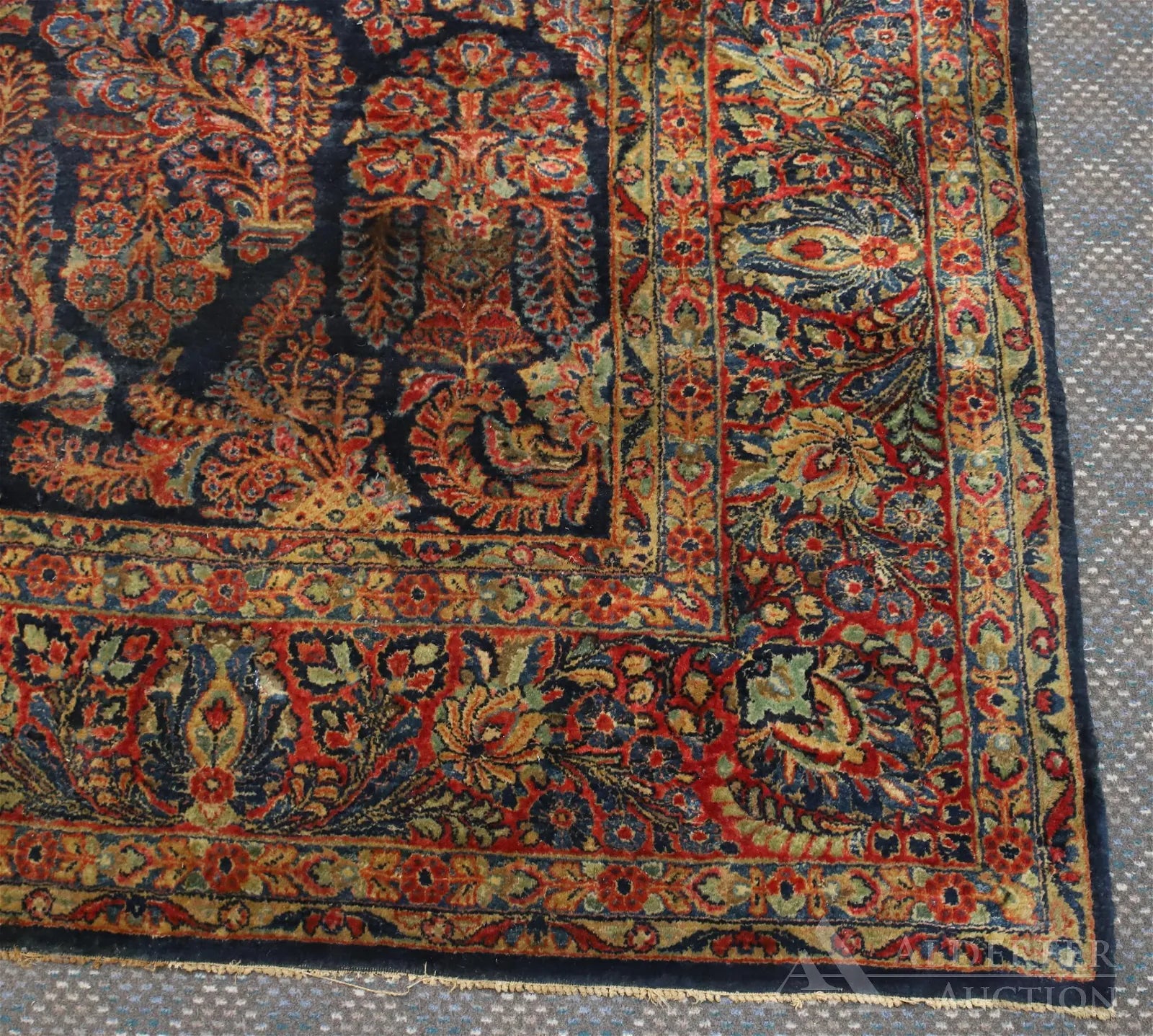 OR6-007: Early 20th Century Persian Sarouk room Size Rug