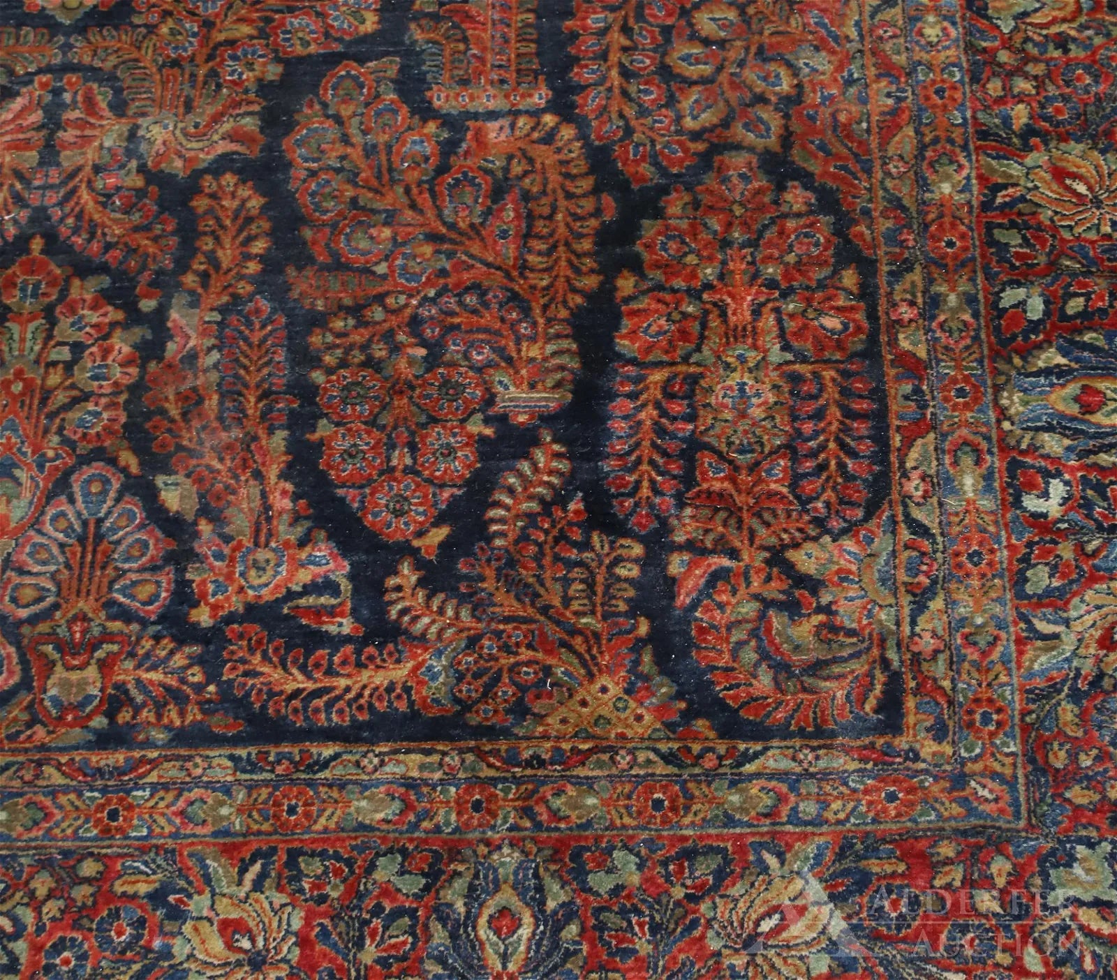 OR6-007: Early 20th Century Persian Sarouk room Size Rug