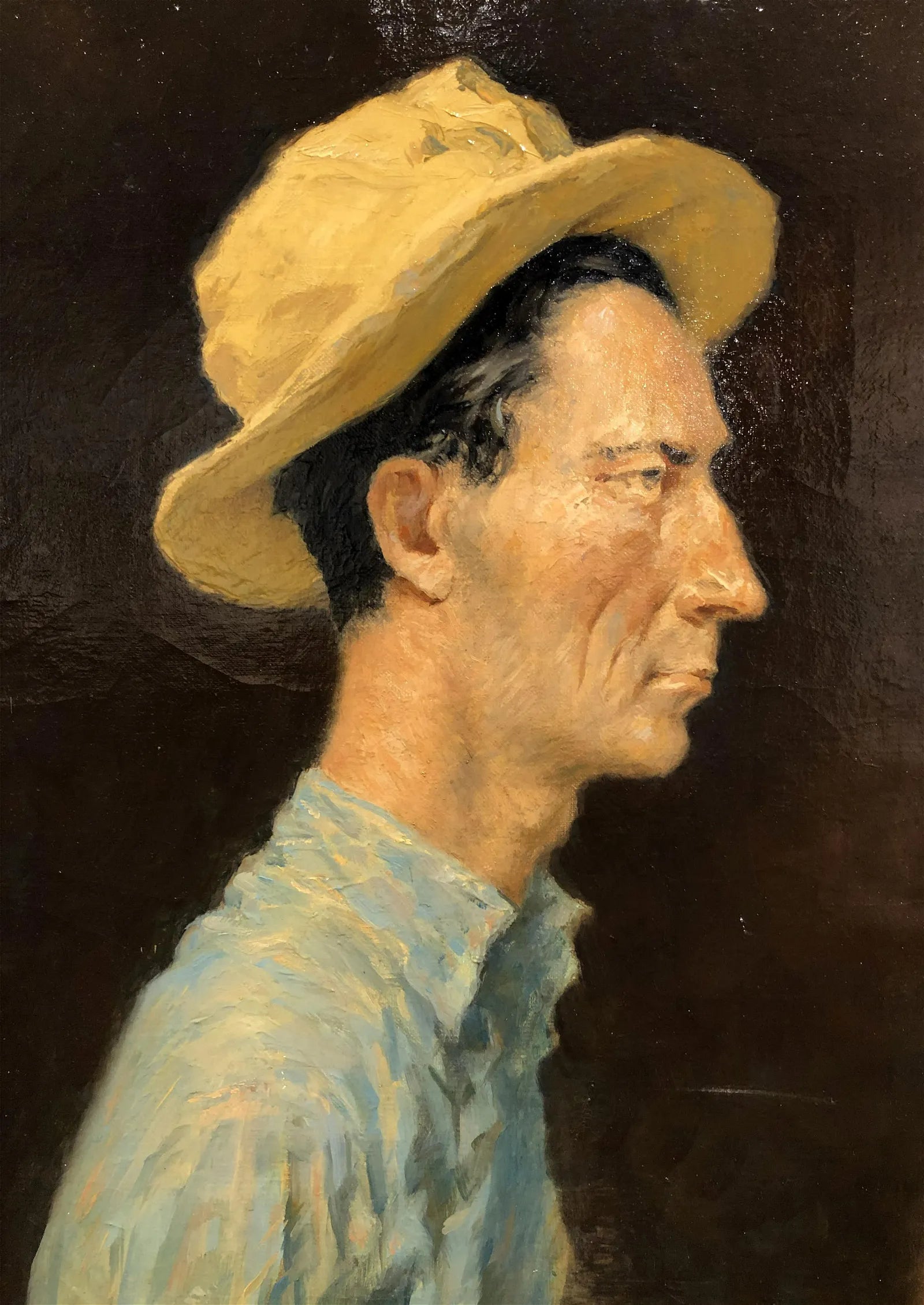 AW611: : James Ormsbee Chapin C 1942 -  "Carolina Native” Oil on Canvas -