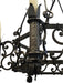 Antique Spanish Colonial Revival Hand Forged Iron Chandelier | Work of Man