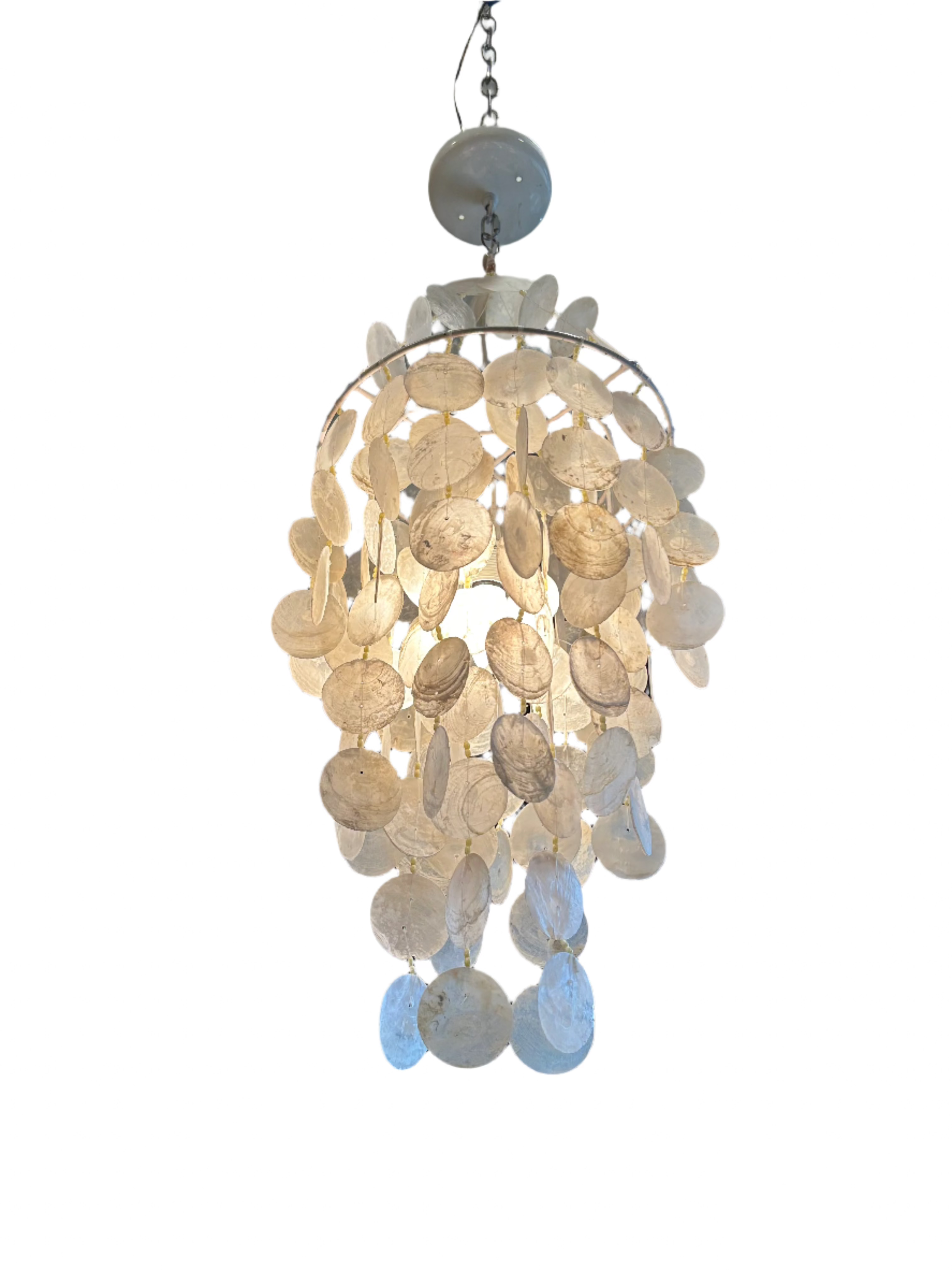 Modern Capiz Shell Chandelier | Work of Man