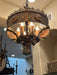 Circa 1927 Beaux Arts Spanish Gothic Chandelier  Lion Electric | Work of Man