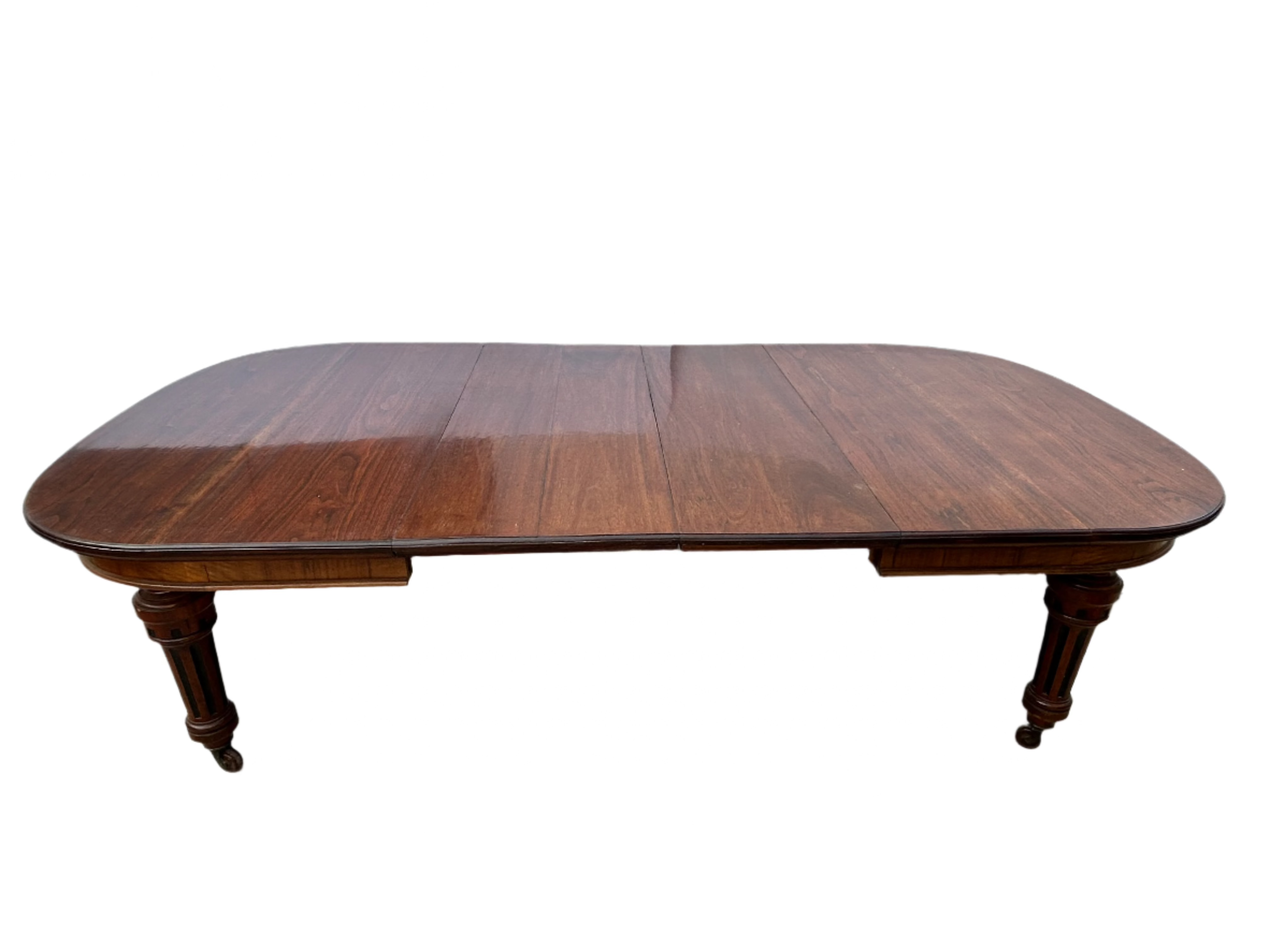 Antique Circa 1860 American Victorian Walnut Extension Dining Table | Work of Man