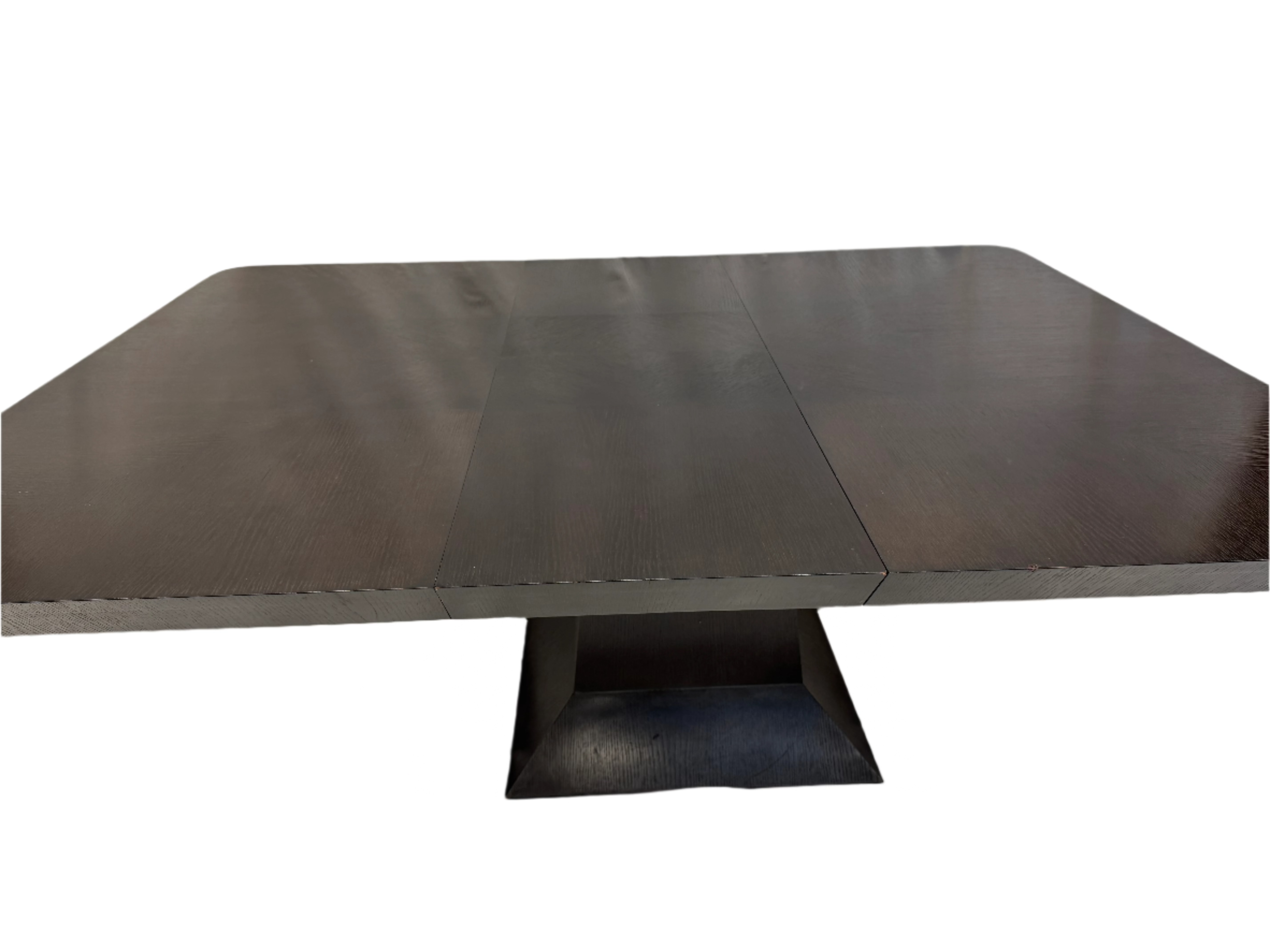 AF1-260: Emanuel Morez Klismos Ebonized Oak Dining Table Late 20th Century