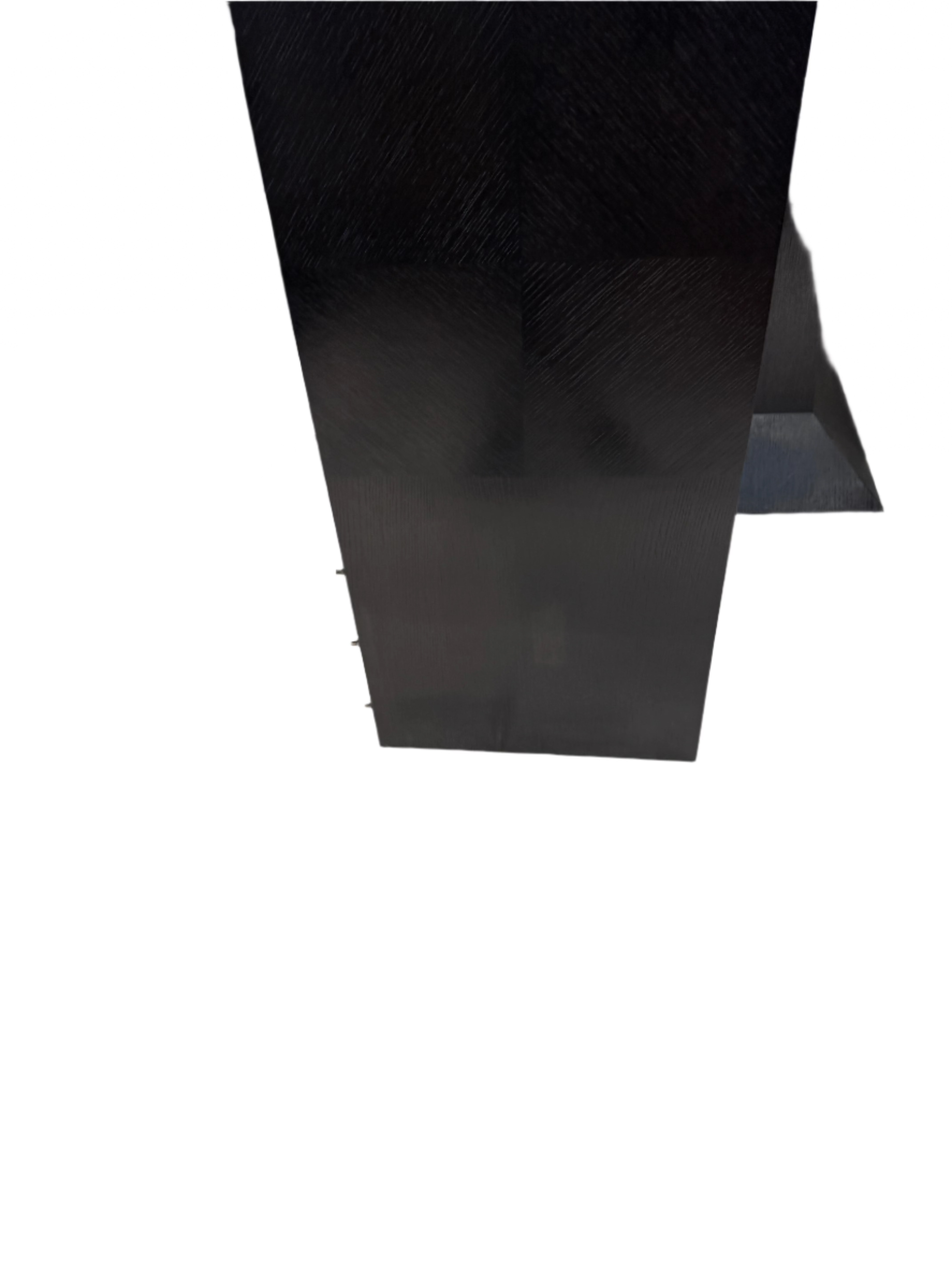 AF1-260: Emanuel Morez Klismos Ebonized Oak Dining Table Late 20th Century