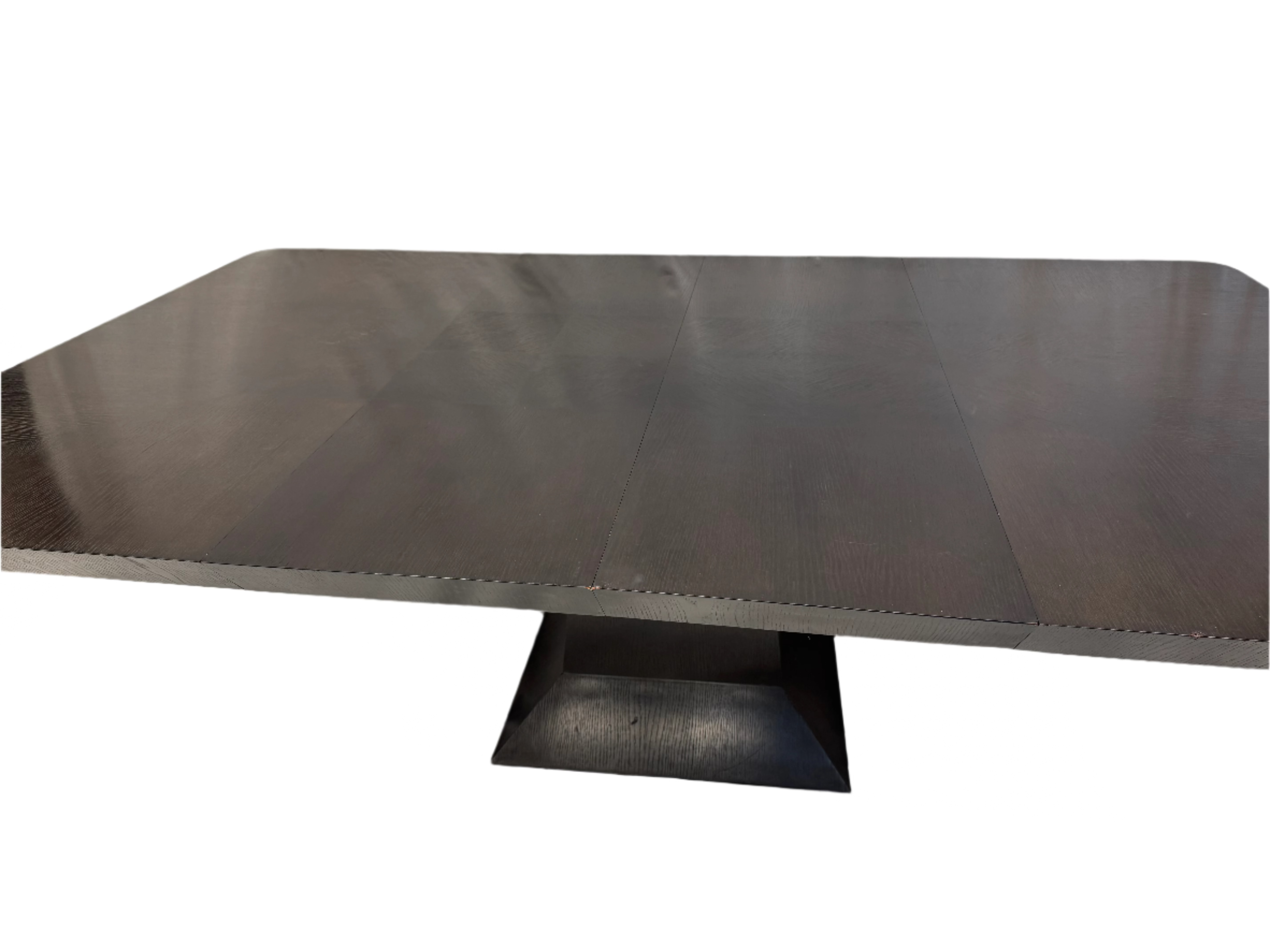 AF1-260: Emanuel Morez Klismos Ebonized Oak Dining Table Late 20th Century