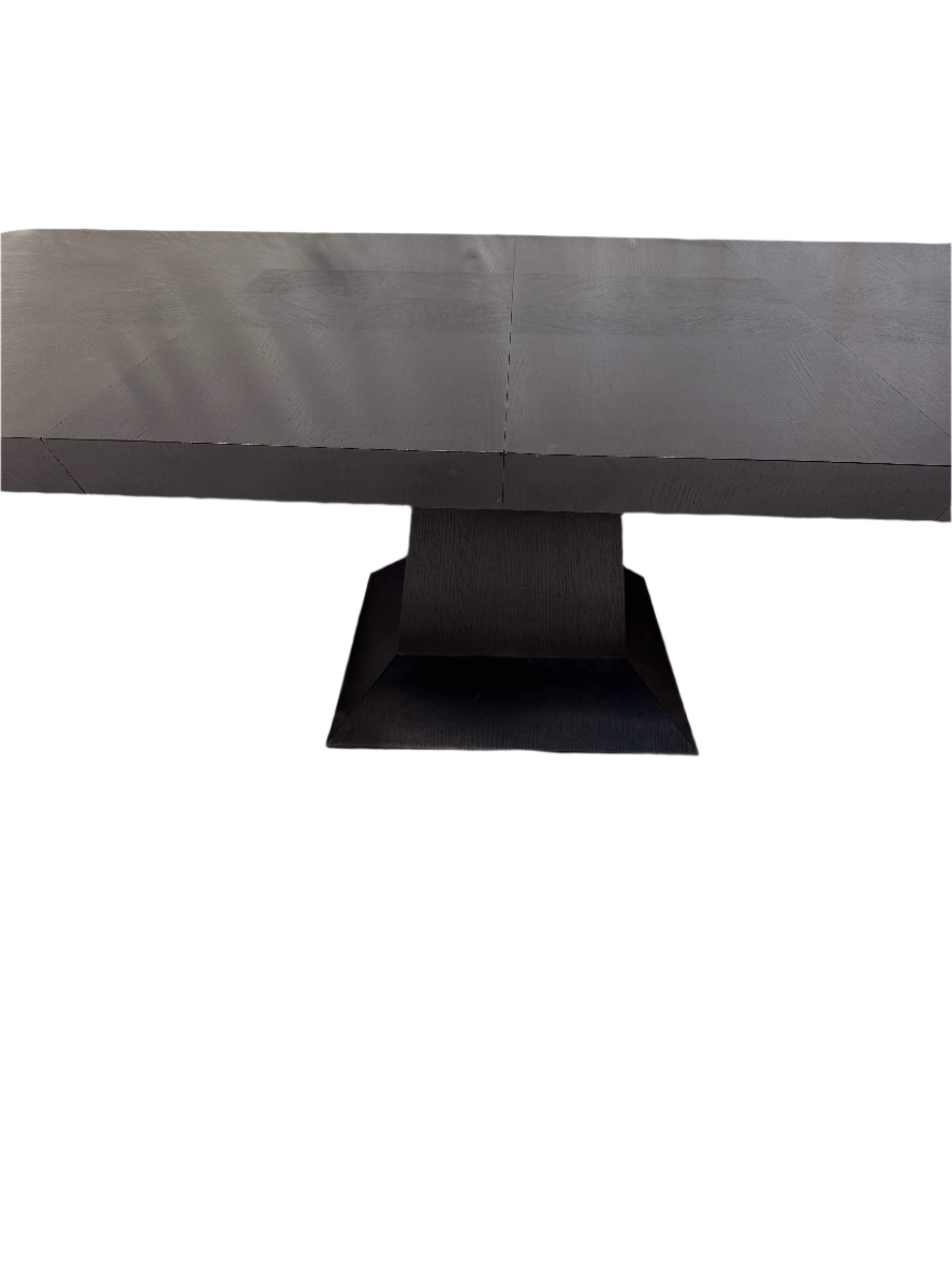 AF1-260: Emanuel Morez Klismos Ebonized Oak Dining Table Late 20th Century