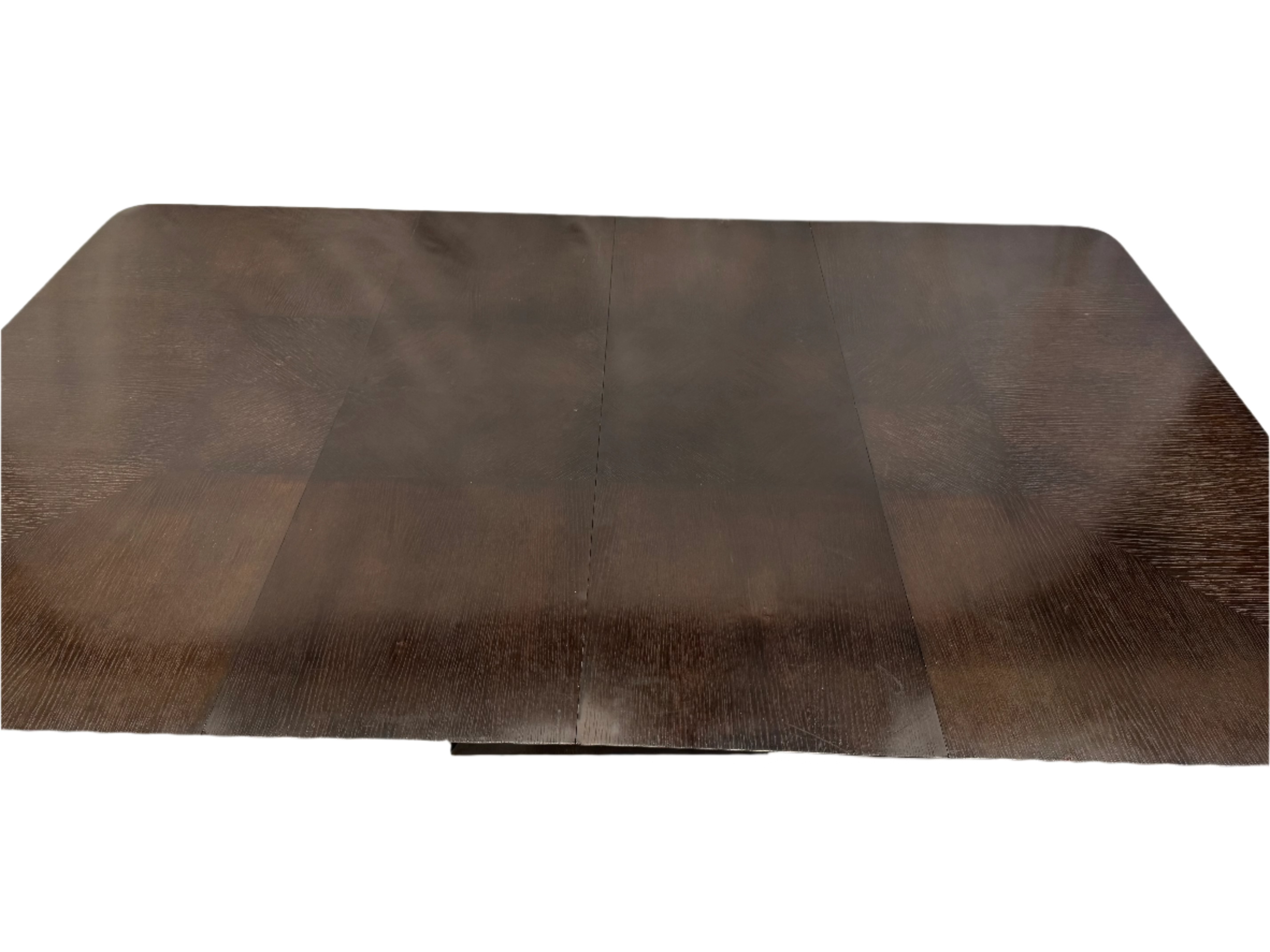 AF1-260: Emanuel Morez Klismos Ebonized Oak Dining Table Late 20th Century