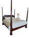 Restoration Hardware Four Poster California King Bed Frame With Tester Late 20th Century | Work of Man