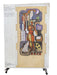 Soviet Era Avant Garde Architectural Rendering For Decorative Mosaic Glass Panel Luhansk Donbas Ukraine | Work of Man
