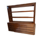 Vintage Oak Display Shelves and Cabinet | Work of Man