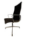 Vintage Eames Group Management Aluminum Executive Desk Chair Black Fabric Four Star Base