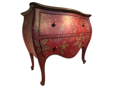 Vintage French Bombe Style Chest Decorated in the Chinoiserie Taste | Work of Man