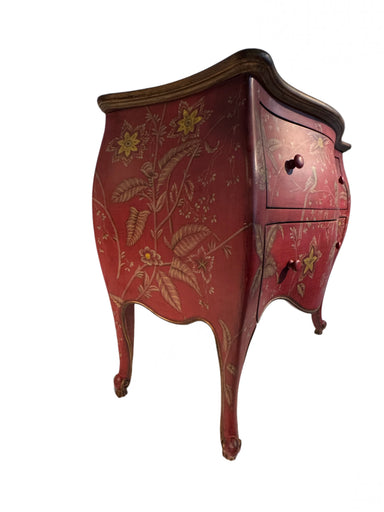 Vintage French Bombe Style Chest Decorated in the Chinoiserie Taste | Work of Man