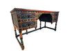 Vintage Moroccan Hand Painted Desk and Chair Late 20th Century | Work of Man