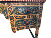 Vintage Moroccan Hand Painted Desk and Chair Late 20th Century | Work of Man