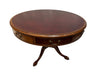 Burton Ching Georgian Style Mahogany Revolving Rent Table  | Work of Man