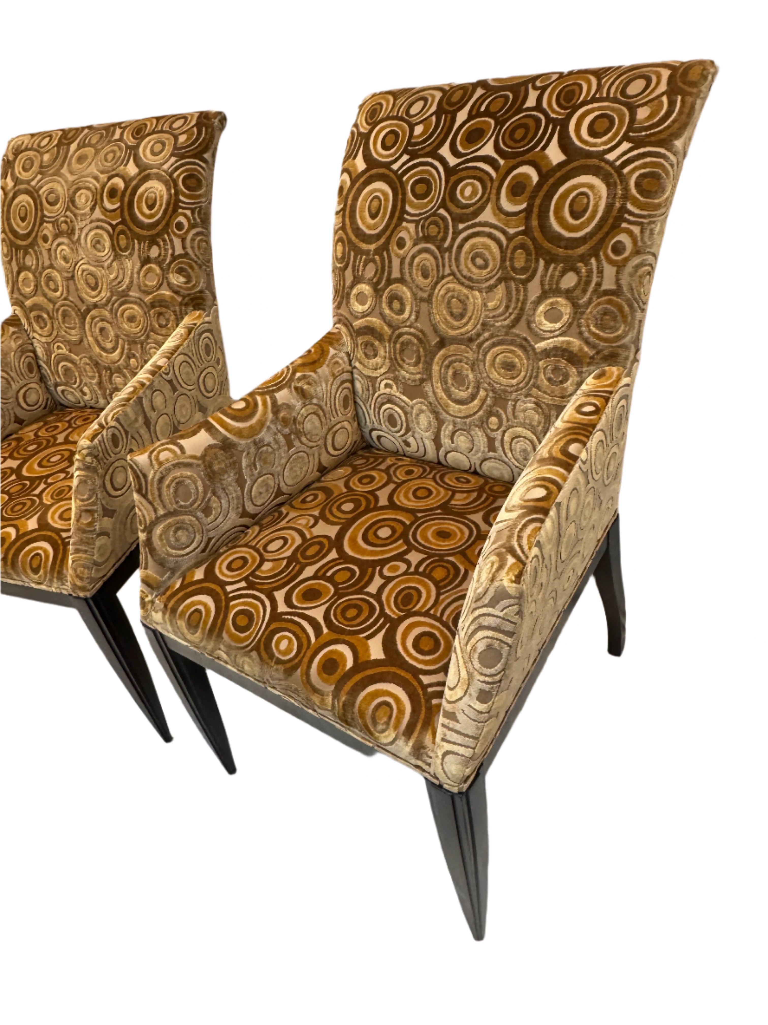 Dessin Fournir Modern Gerard Dining Arm Chairs | Work of Man