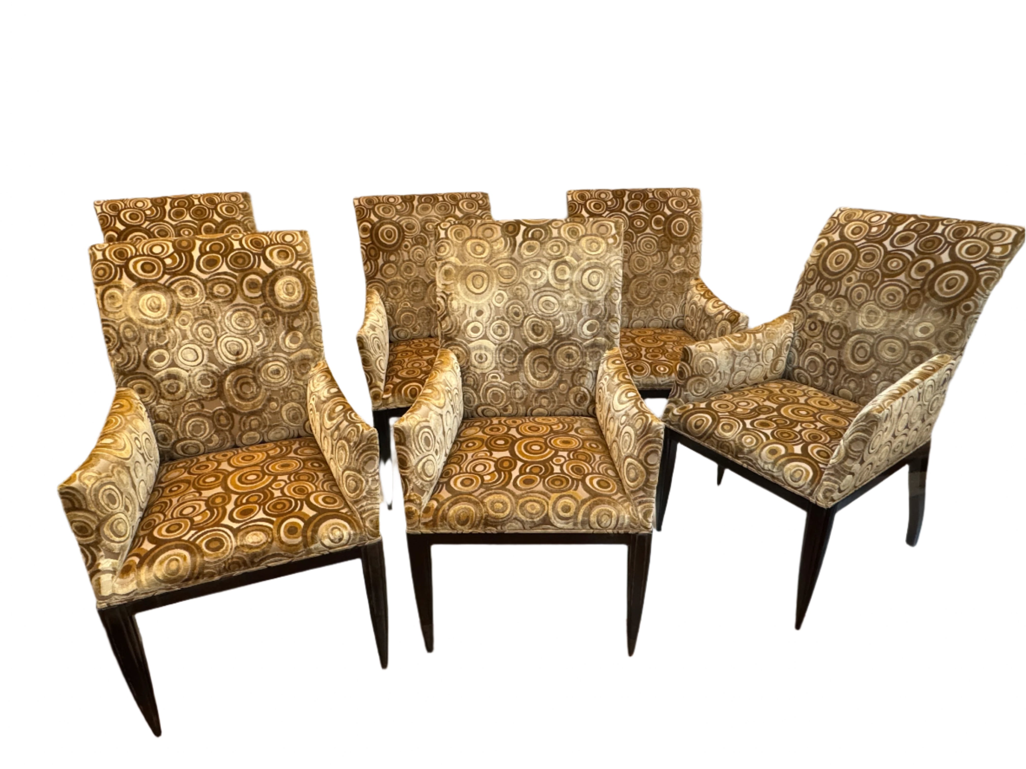 Dessin Fournir Modern Gerard Dining Arm Chairs | Work of Man