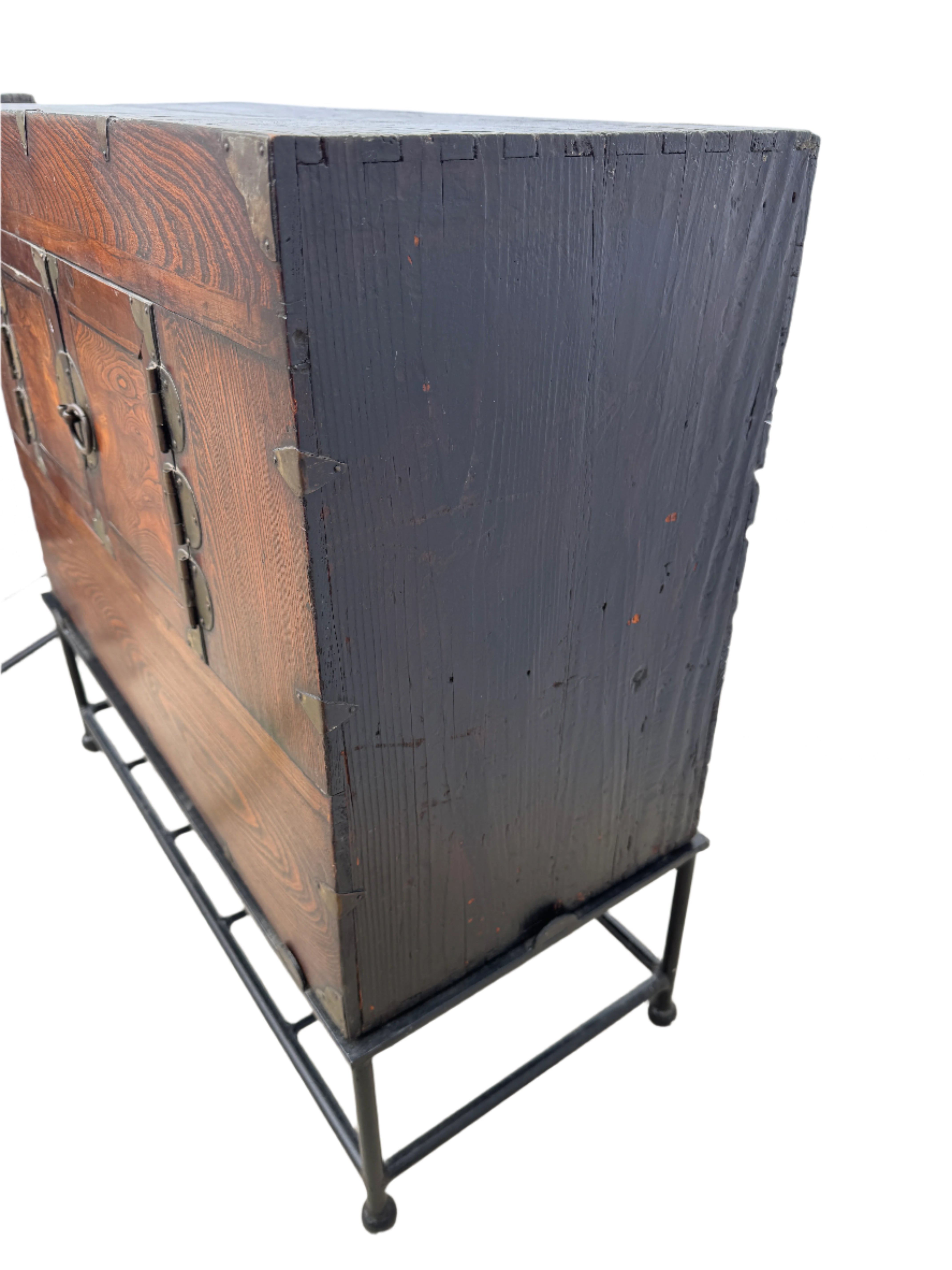 Antique Pair of Korean Elmwood Medicine Chests