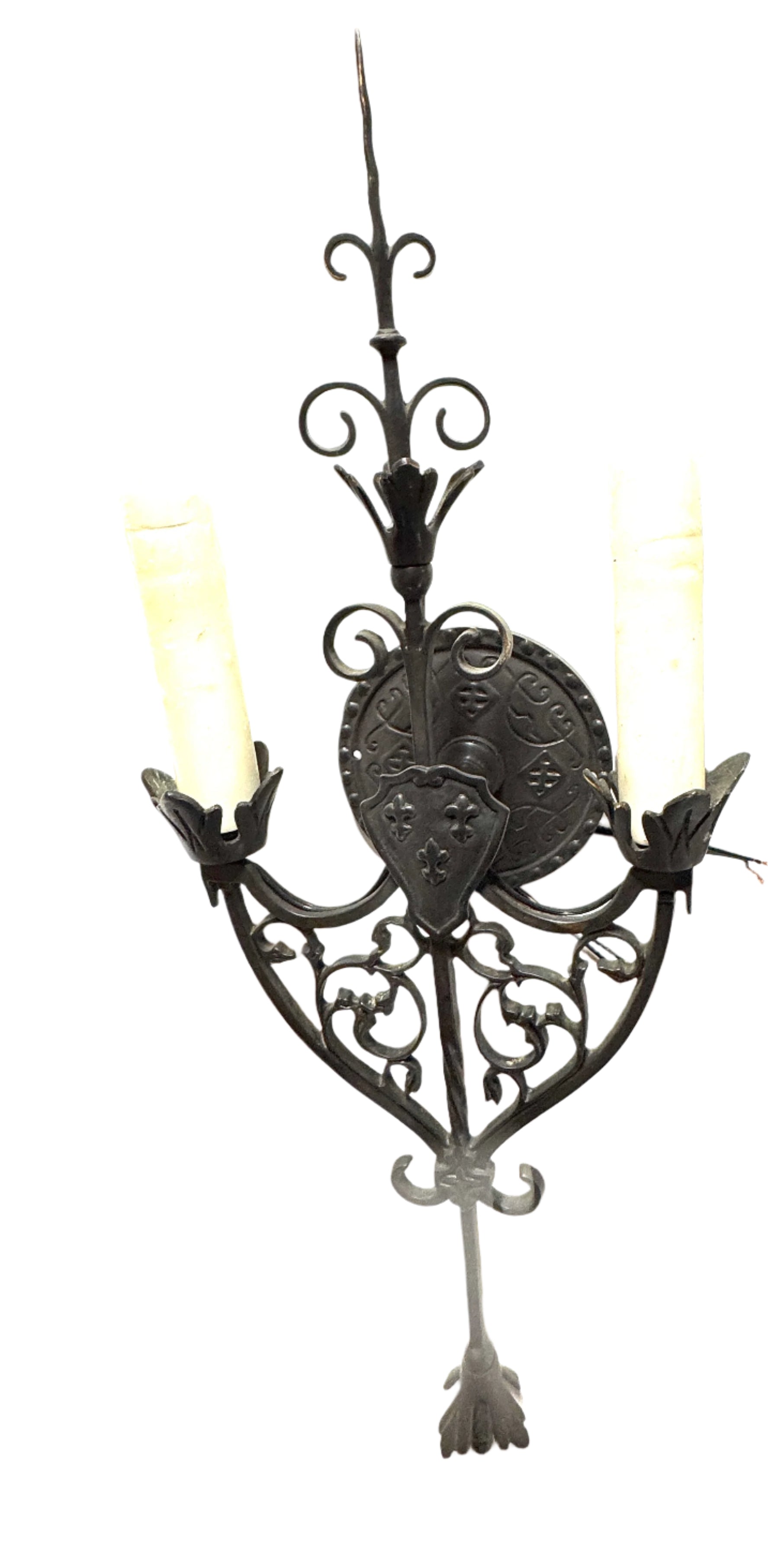 Pair of Spanish Colonial Sconces Made By 20th Century Lighting