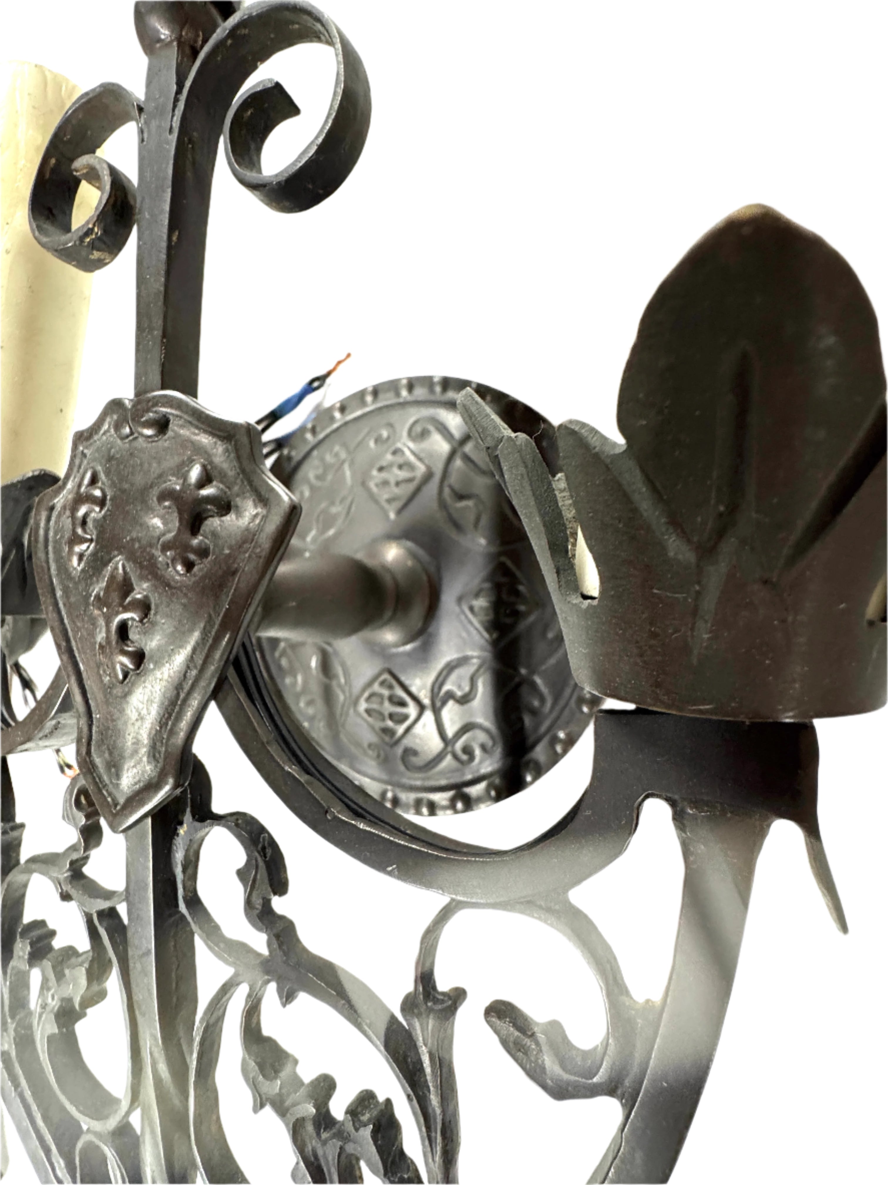 Pair of Spanish Colonial Sconces Made By 20th Century Lighting