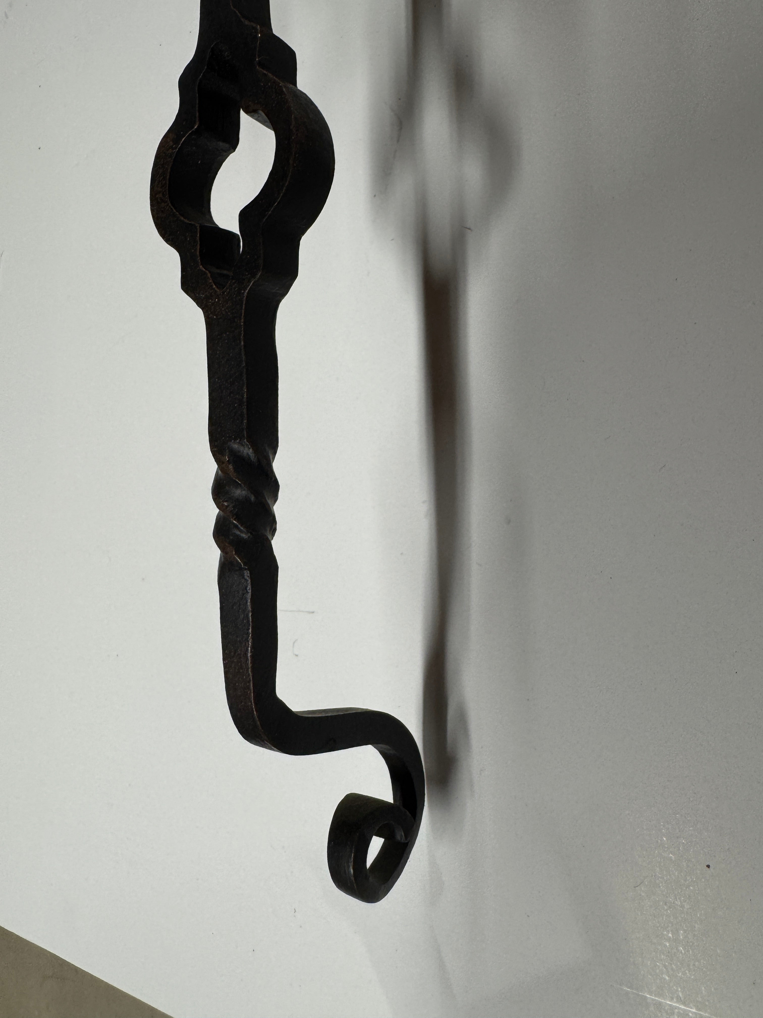 AL3-017: 20th Century Lighting Pair of Spanish Colonial Sconces Las Gardenias Distressed Painted Iron Finish