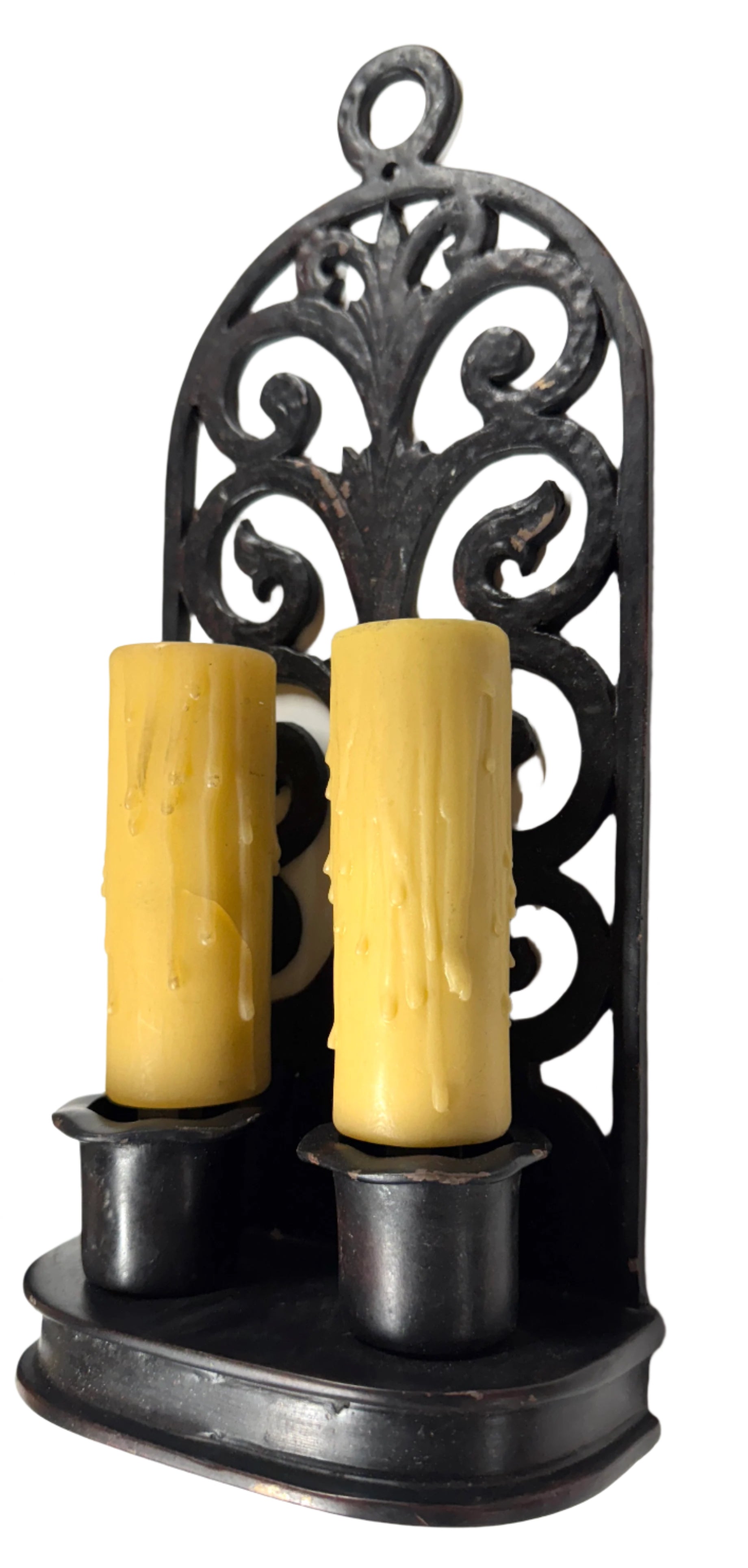 Pair of Spanish Colonial Style Sconces Made by 20th Century Lighting | Work of Man