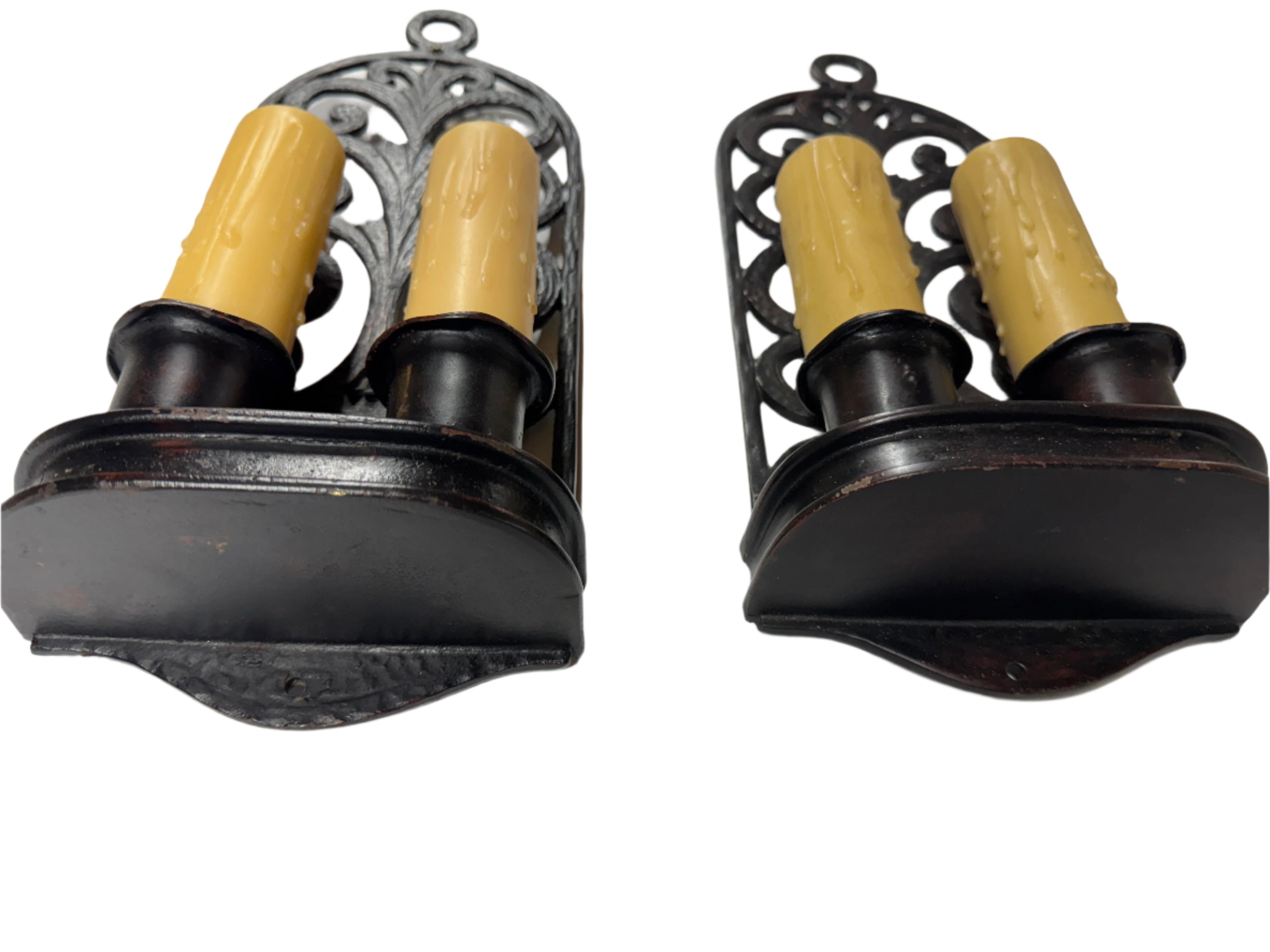 Pair of Spanish Colonial Style Sconces Made by 20th Century Lighting | Work of Man