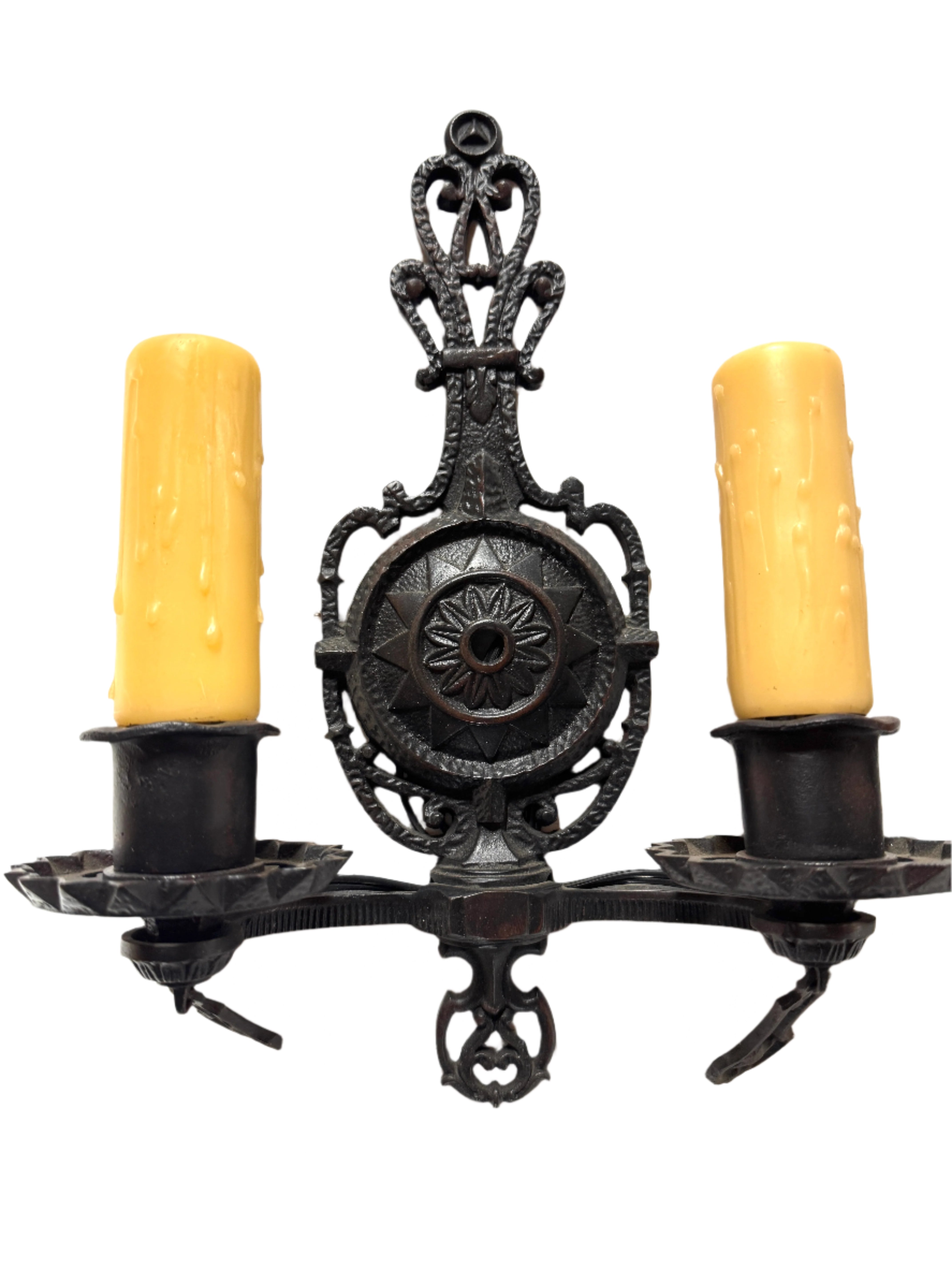 Pair of Spanish Colonial Style Sconces Made By 20th Century Lighting | Work of Man
